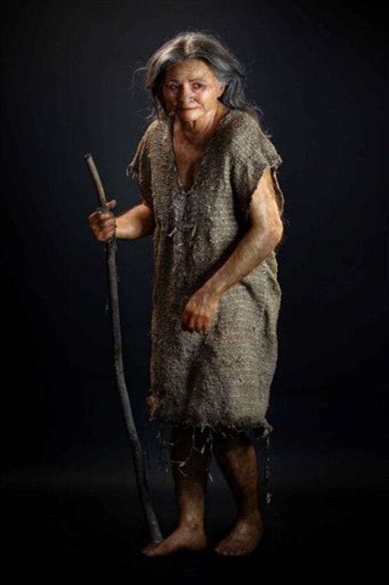 A scientific reconstruction of an ancient woman known as La Mujer de las Palmas, based on the skeletal remains of a female who lived between 10,000 and 12,000 years ago in Tulum, Mexico. Experts reconstructed what the woman may have looked like based on the remains found in 2002 in a sinkhole cave near the Caribbean resort of Tulum, Mexico. Anthropologist Alejandro Terrazas says the reconstruction resembles people from southeastern Asia areas like Indonesia, even though experts had long believed the first people to migrate to the Americas where from northeast Asia.